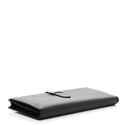Hermes Epsom Bearn Gusset Wallet Black 4 of 8