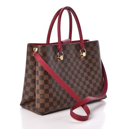 Louis Vuitton Damier Ebene LV Riverside Lie De Vin 3 of 9