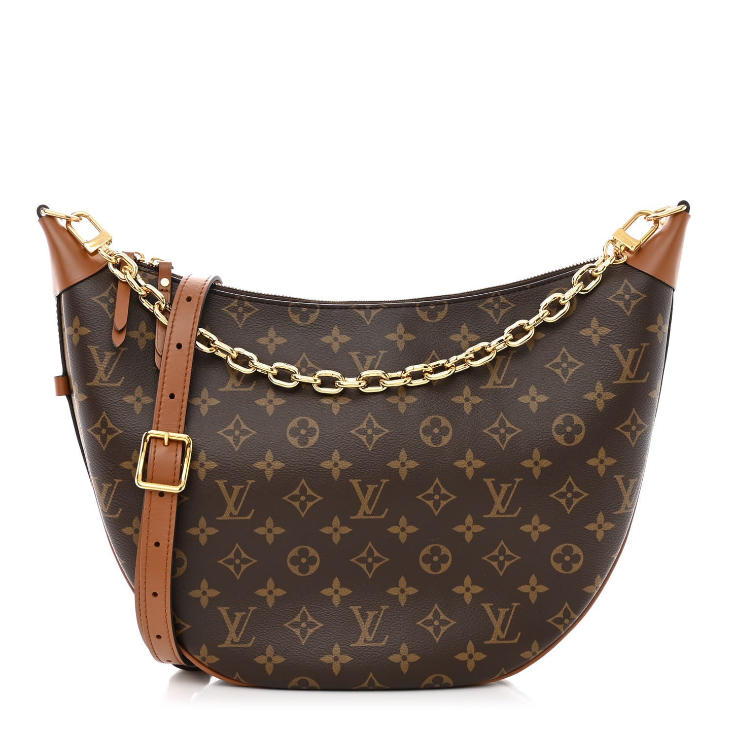 Reverse Monogram Loop Hobo
