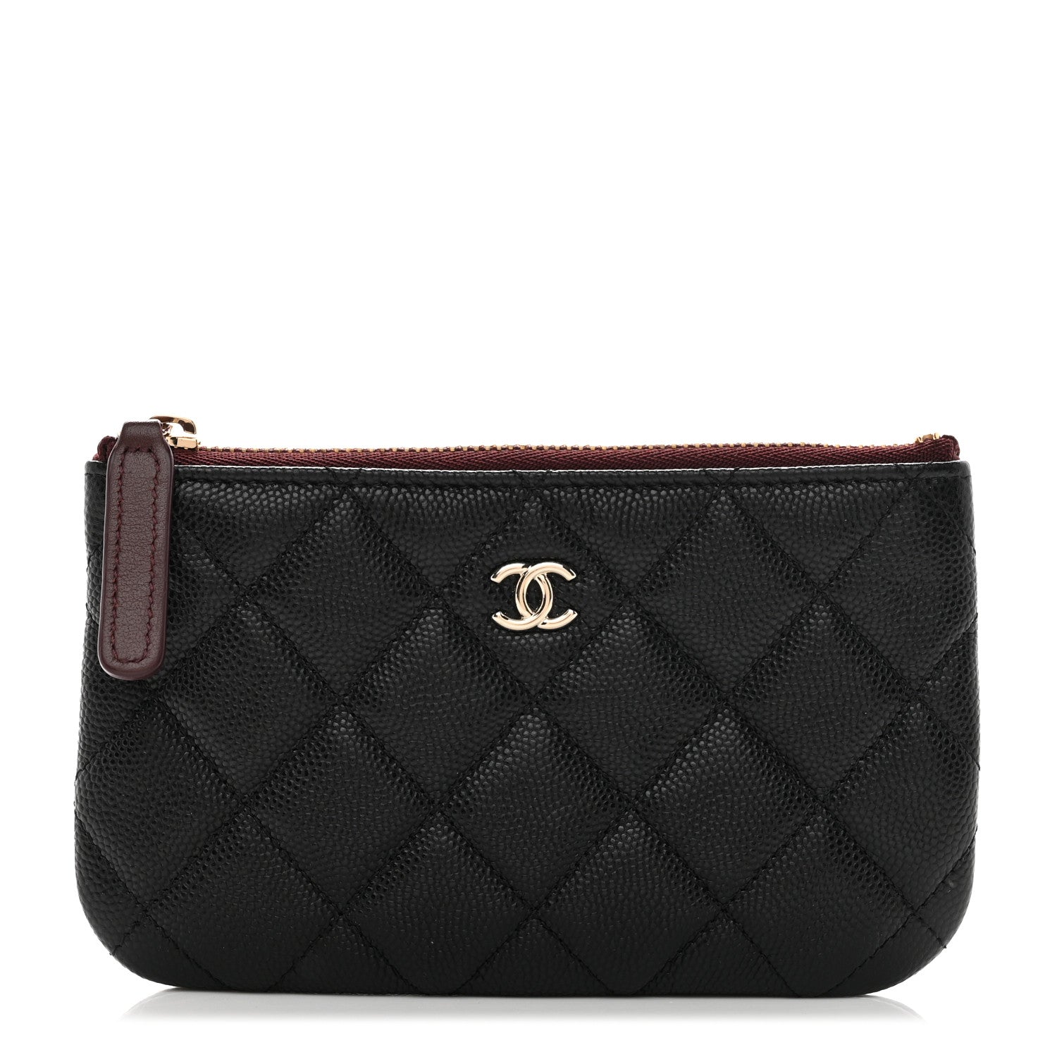 Chanel Caviar Quilted Small Cosmetic Case Black 1 of 8