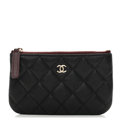 Chanel Caviar Quilted Small Cosmetic Case Black 1 of 8