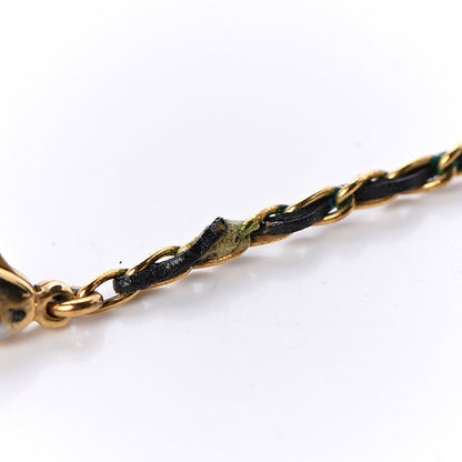 Chanel Lambskin Medallion CC Charm Choker Necklace Gold 7 of 7