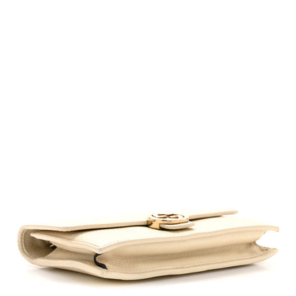 Gucci Dollar Calfskin Interlocking G Chain Wallet Ivoire Ivoire 4 of 13