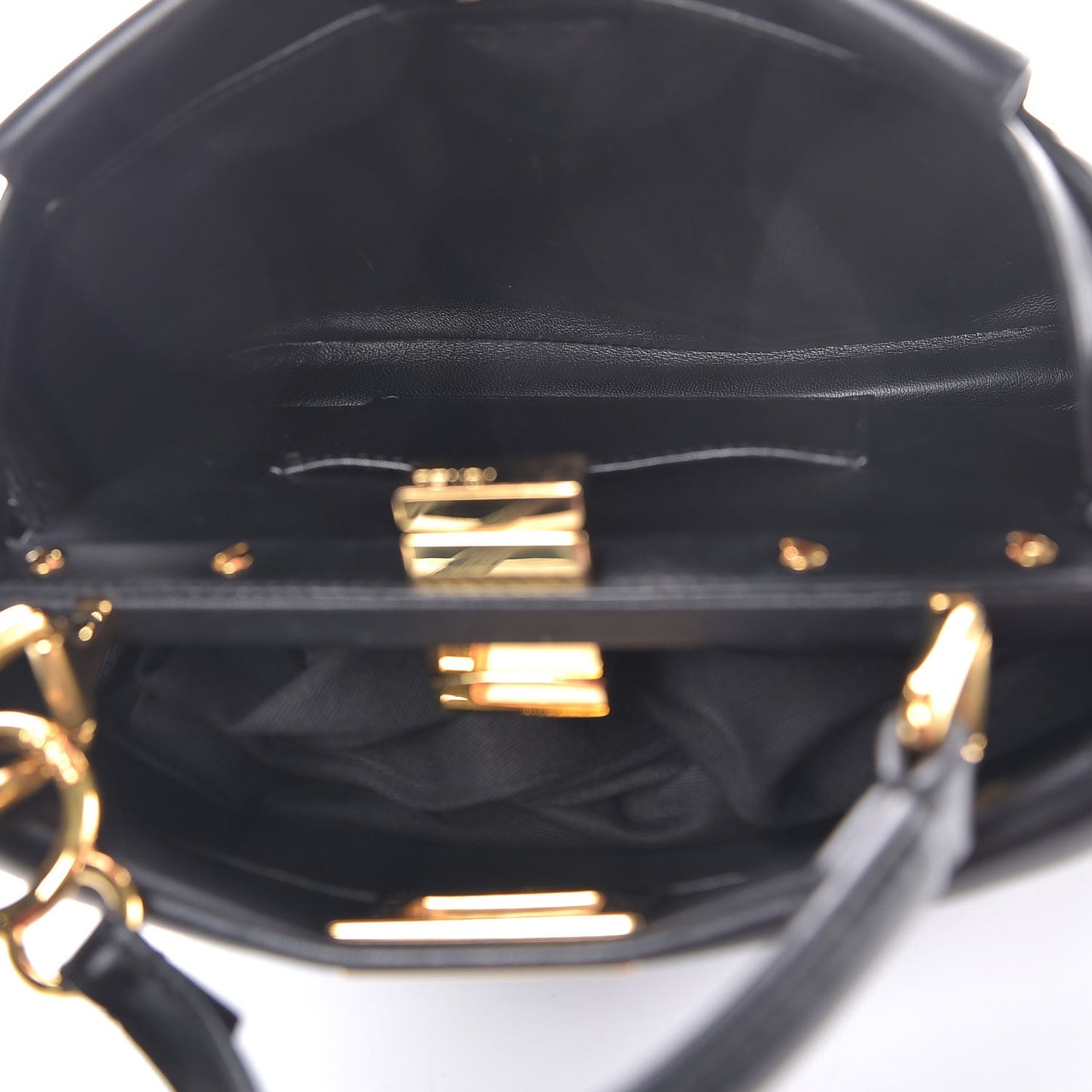 Nappa Mini Peekaboo Iconic Satchel Black