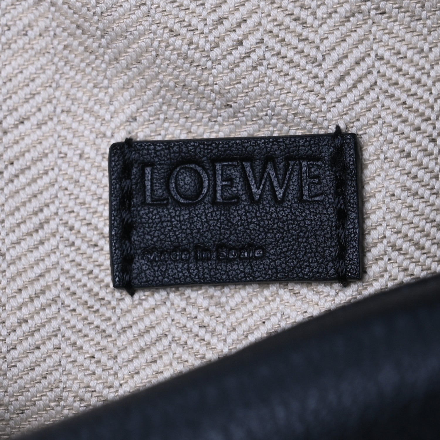 Loewe Calfskin Mini Puzzle Bag Black 6 of 13
