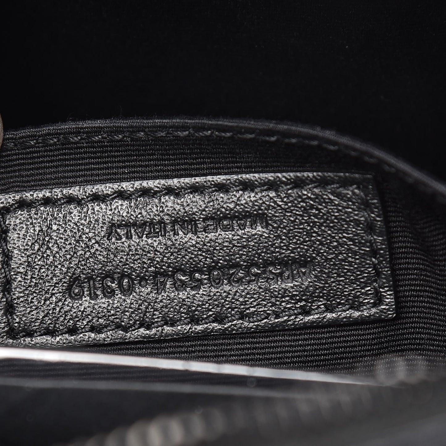 Calfskin Matelasse Monogram Lou Camera Bag Black