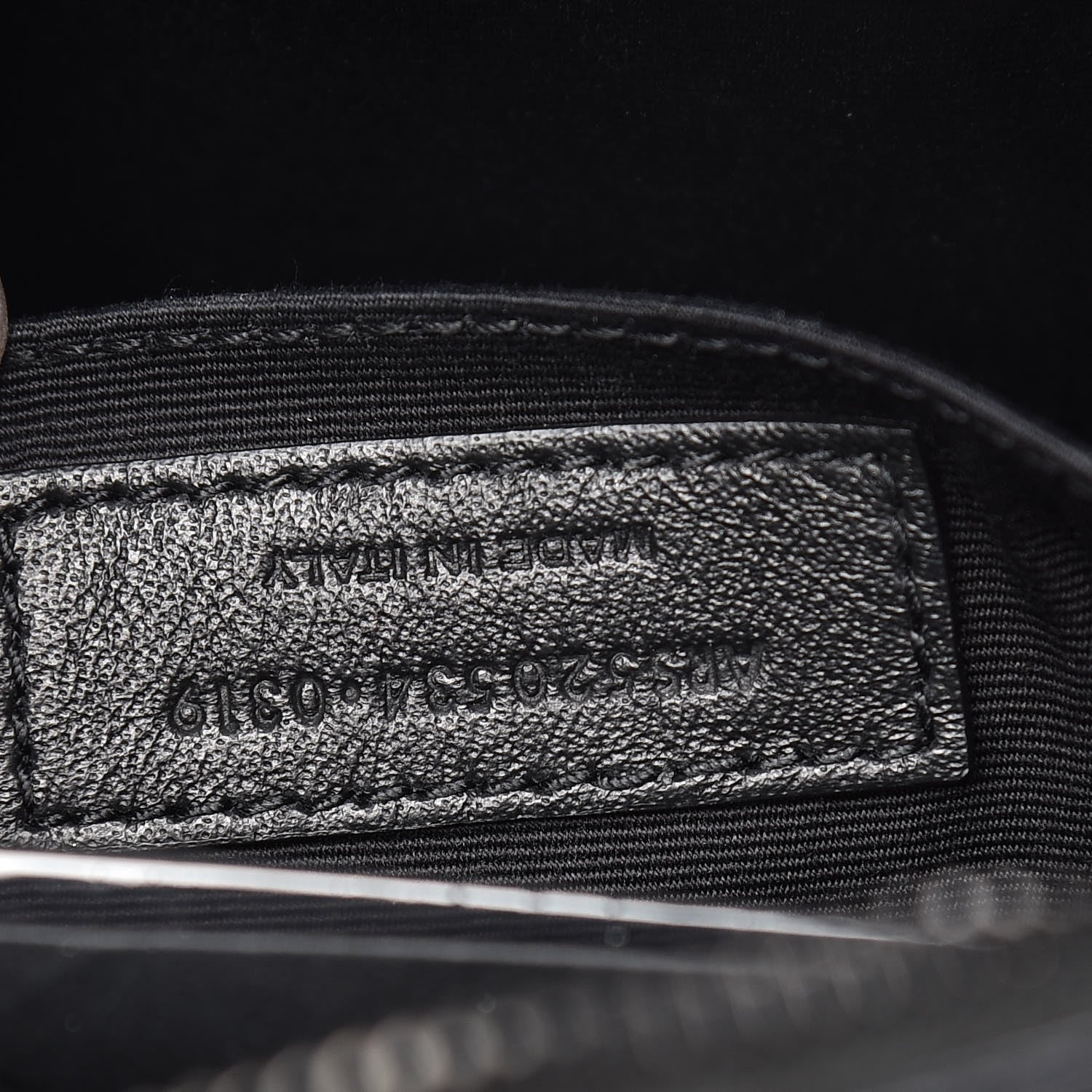Saint Laurent Calfskin Matelasse Monogram Lou Camera Bag Black 7 of 10