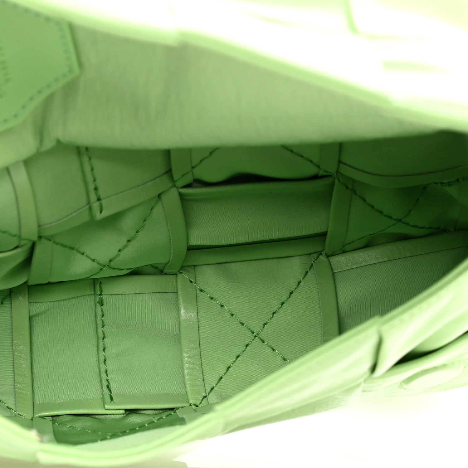 Bottega Veneta Paper Calfskin Intrecciato Cassette Belt Bag Pistachio 5 of 10