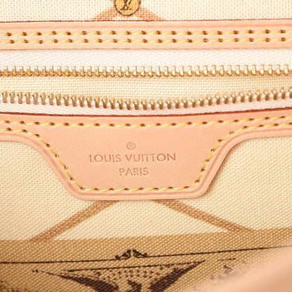 Louis Vuitton Damier Azur Summer Trunks Neo Neverfull MM 8 of 13