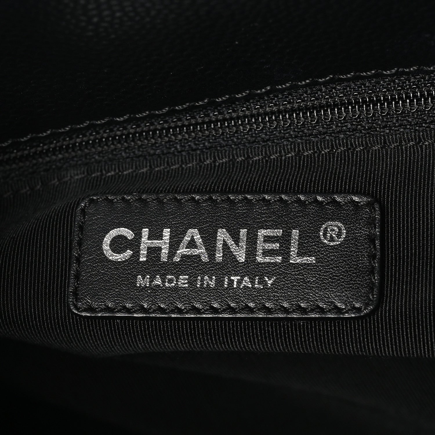 Chanel Caviar Quilted Grand Shopping Tote GST Black 6 of 10