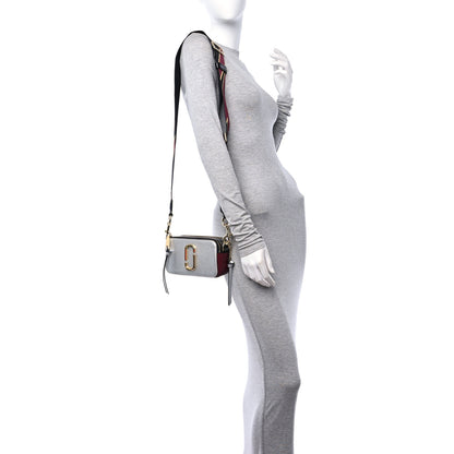 Marc Jacobs Saffiano Small Snapshot Camera Bag Silver Multicolor 2 of 10