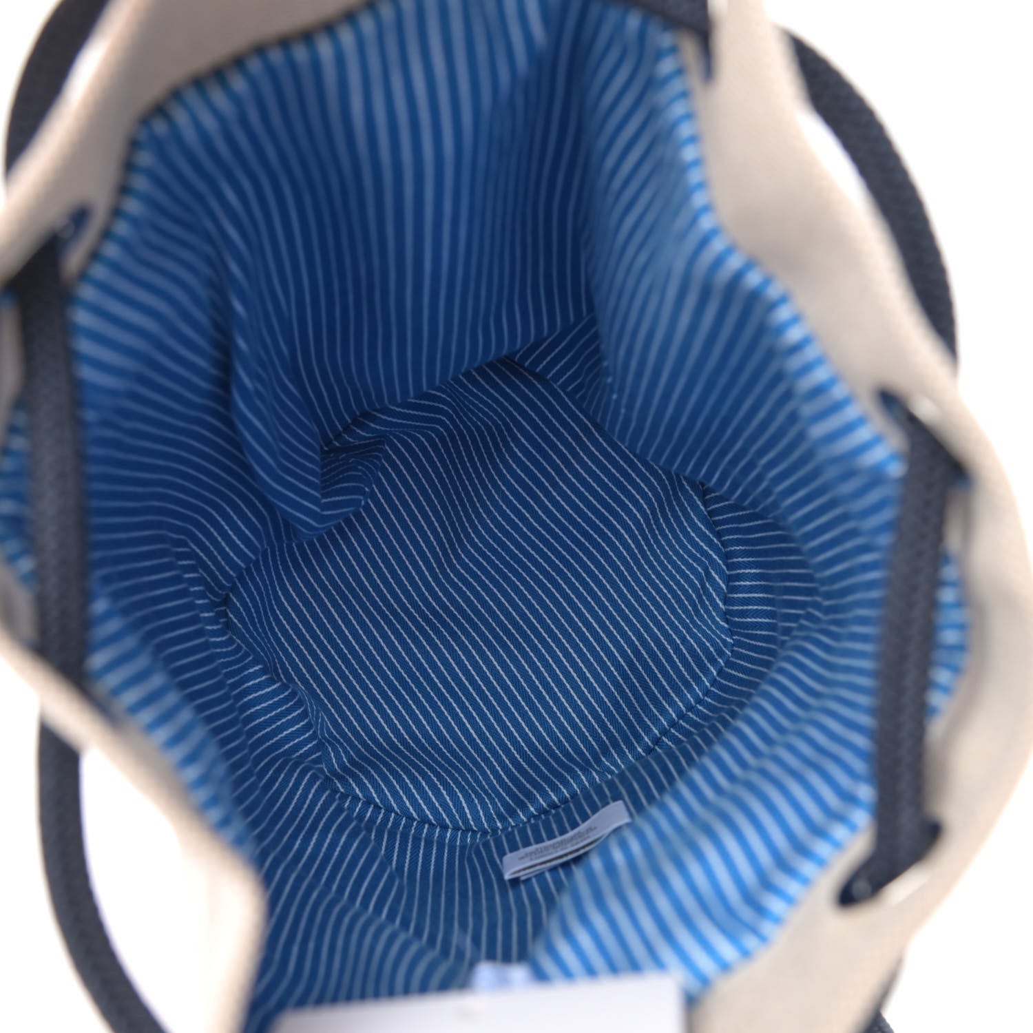 Hermes Toile H Canvas Under The Waves Drawstring Duffle Bag 5 of 10