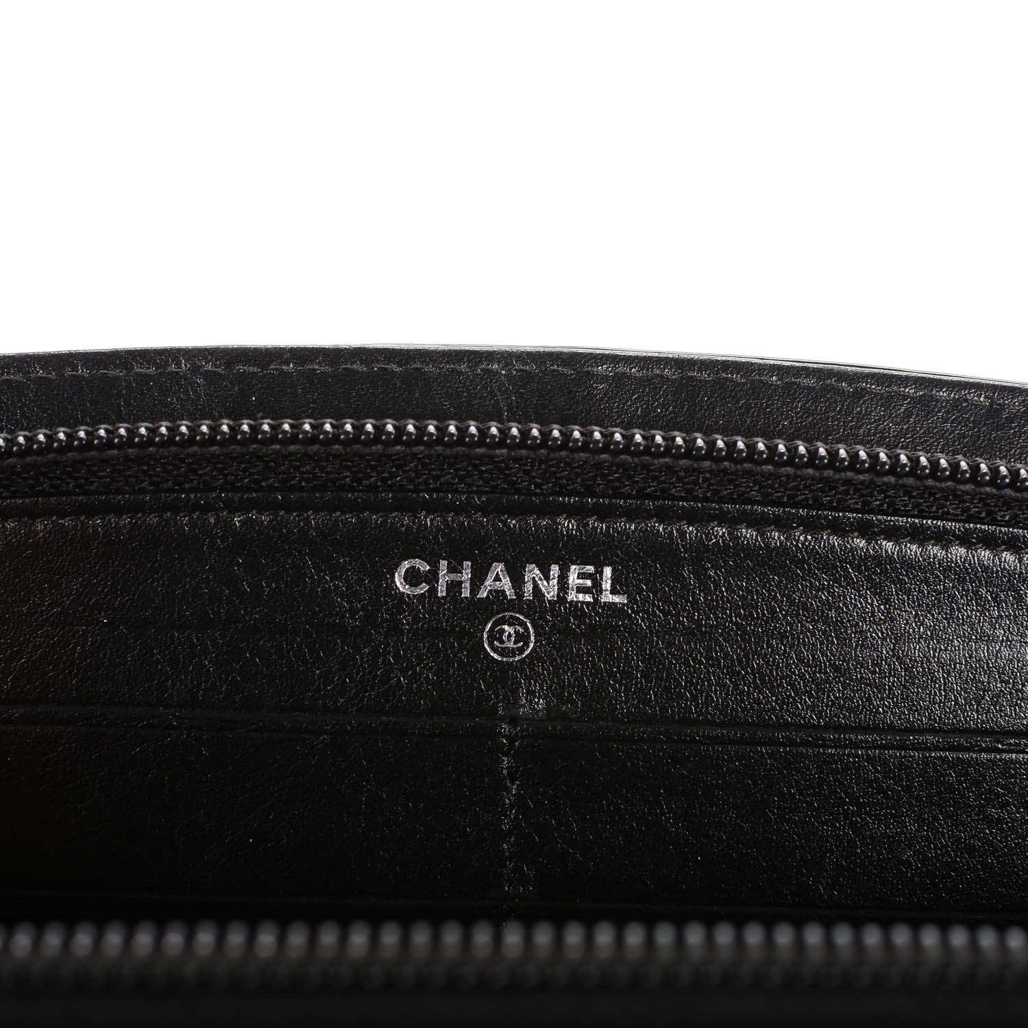 Chanel Patent Trousse Maquil Wallet Black 6 of 8
