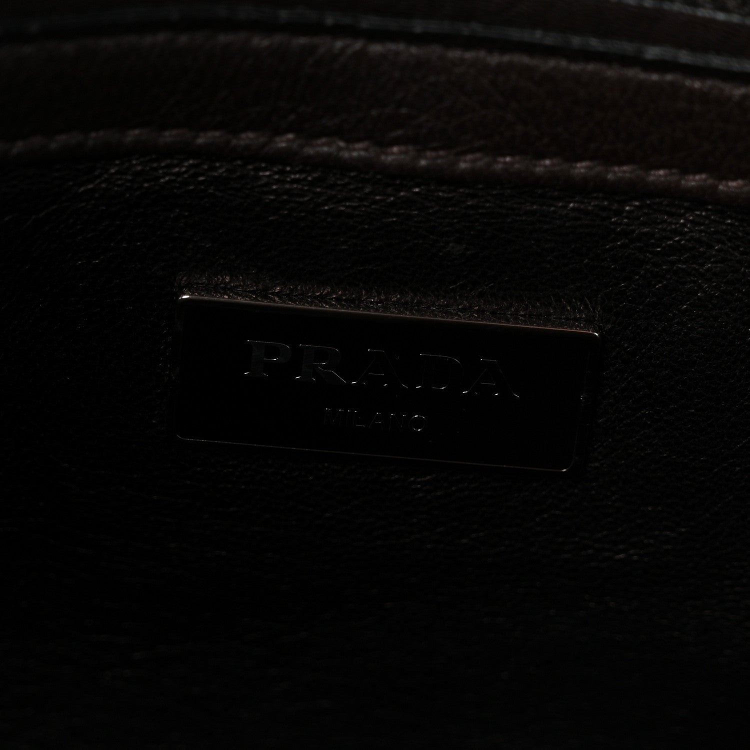 Prada Cervo Deerskin Twin Pocket Tote Caffe 6 of 10