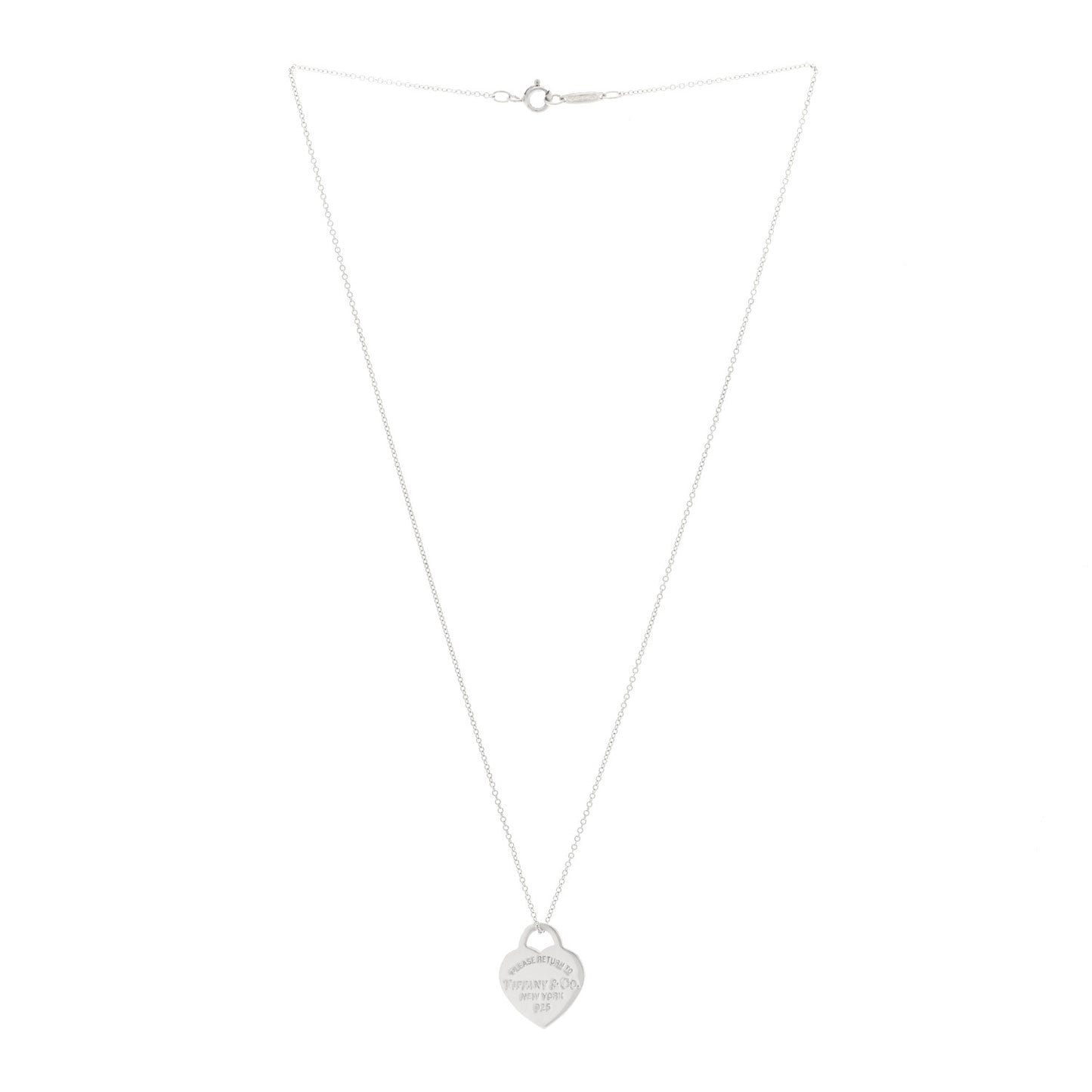 Sterling Silver Small Return To Tiffany Heart Pendant Necklace