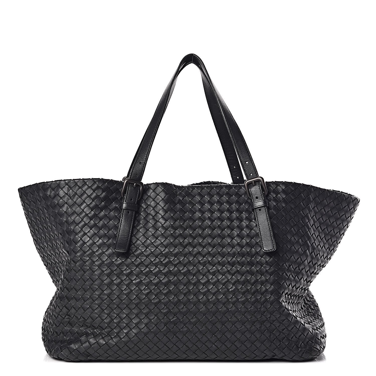 Bottega Veneta Nappa Intrecciato Large Seamless Tote Black 1 of 12