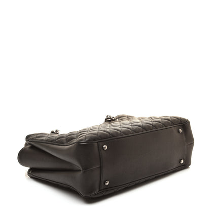 Chanel Caviar Quilted Medium Rock In Rome Tote Black 4 of 10