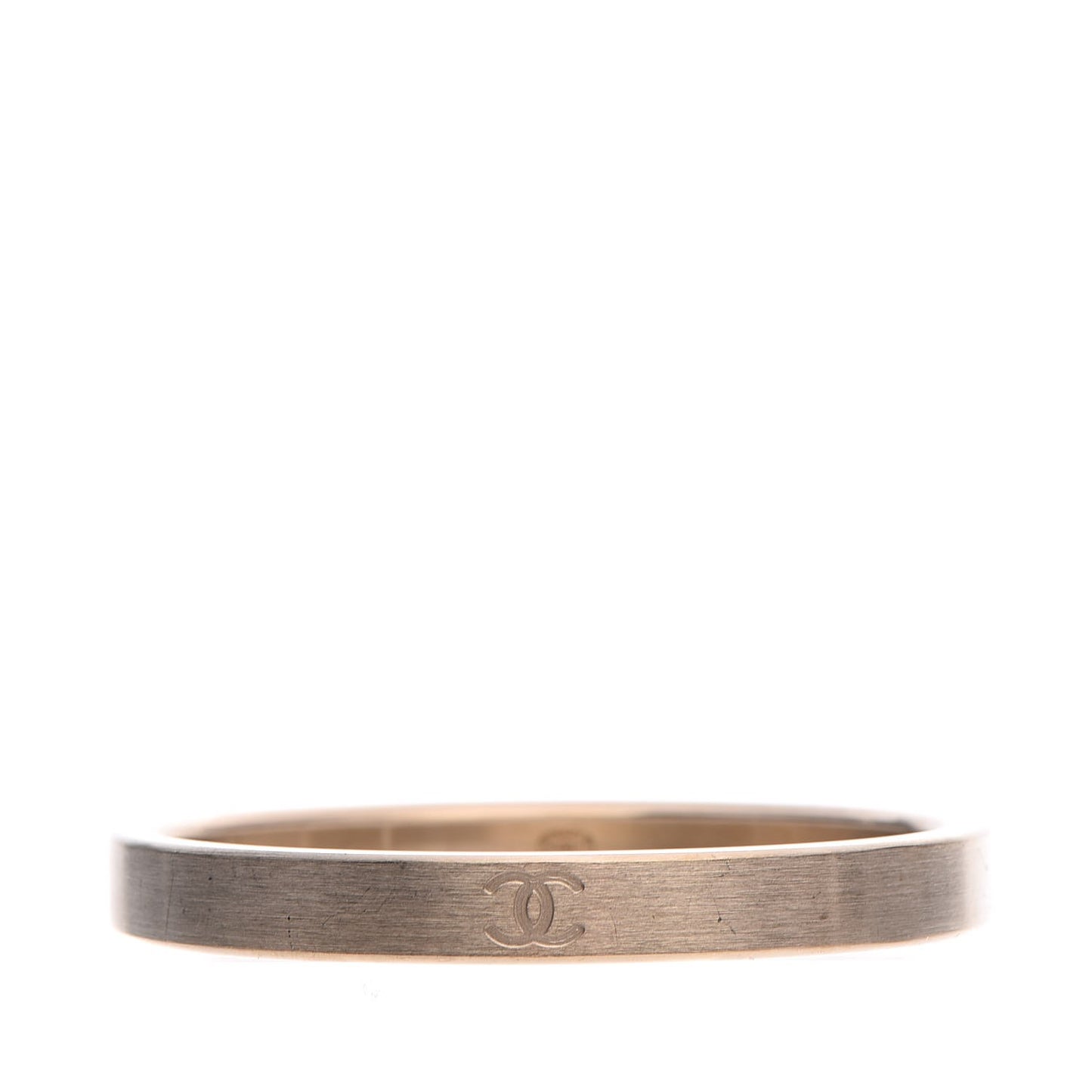 Resin Metal CC Bangle Set of 3 Black White Gold