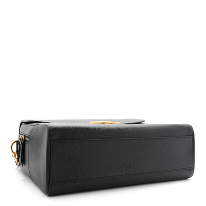 Gucci Dollar Calfskin GG Marmont Briefcase Black 3 of 9