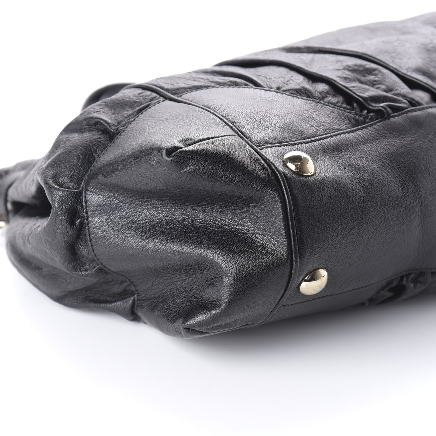 Guccissima Large Full Moon Tote Black