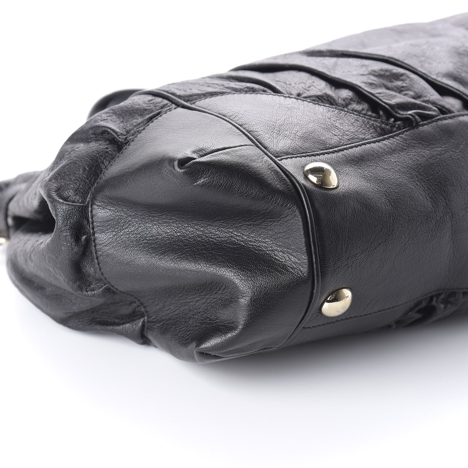 Gucci Guccissima Large Full Moon Tote Black 6 of 12