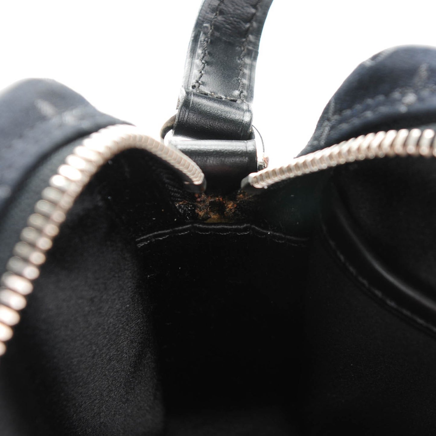 Satin Mini Monogram Conte De Fees Pochette Black