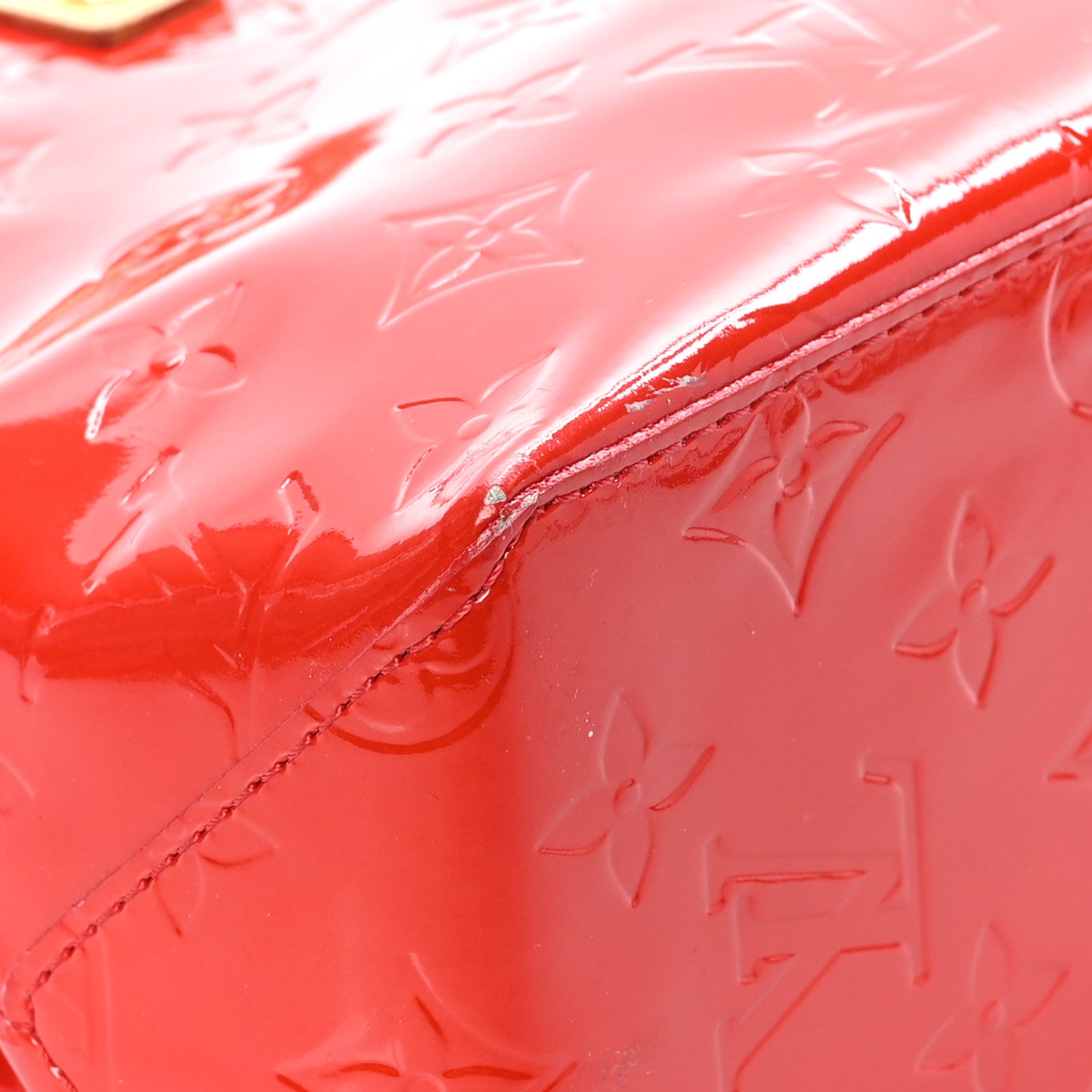 Louis Vuitton Vernis Reade PM Rouge 8 of 11