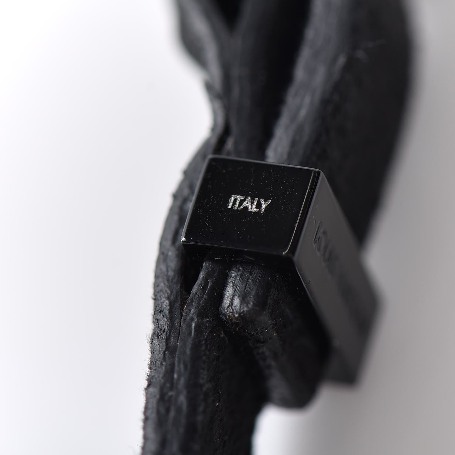 Louis Vuitton Metal Black As Knight Chain Necklace Black 6 of 7