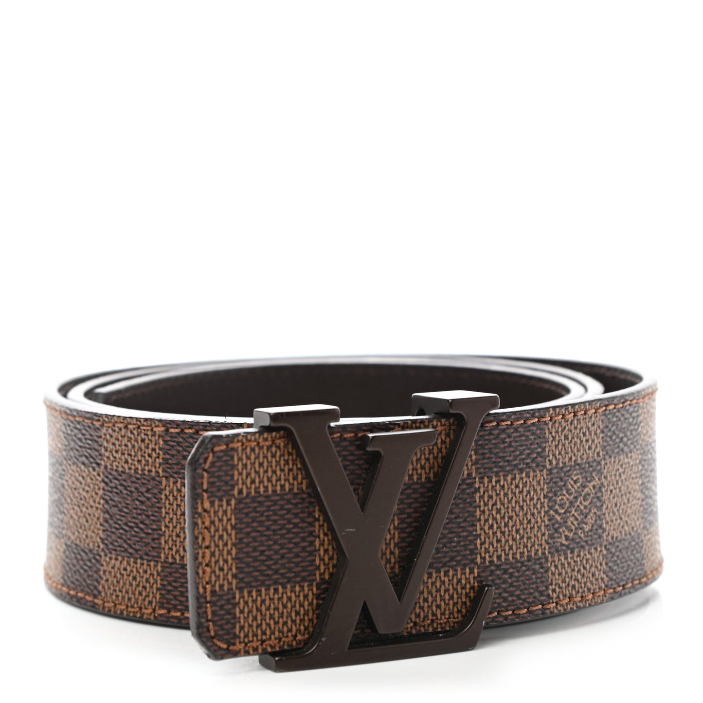 Damier Ebene 40mm LV Initiales Belt 85 34