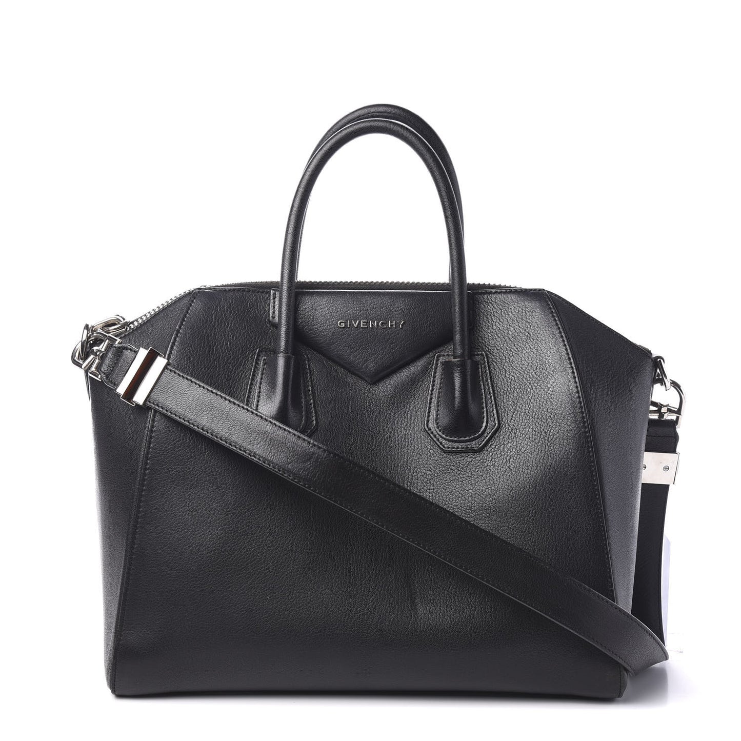 Sugar Goatskin Medium Antigona Black