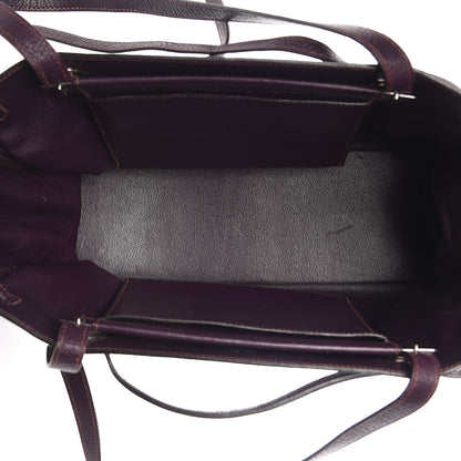 Hermes Chevre de Coromandel Cabana Tote Raisin 5 of 14