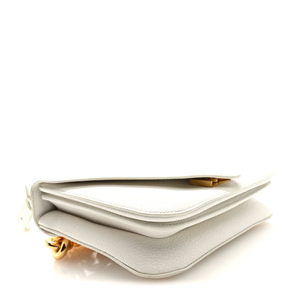 Bottega Veneta Calfskin Mount Envelope Bag White 4 of 9