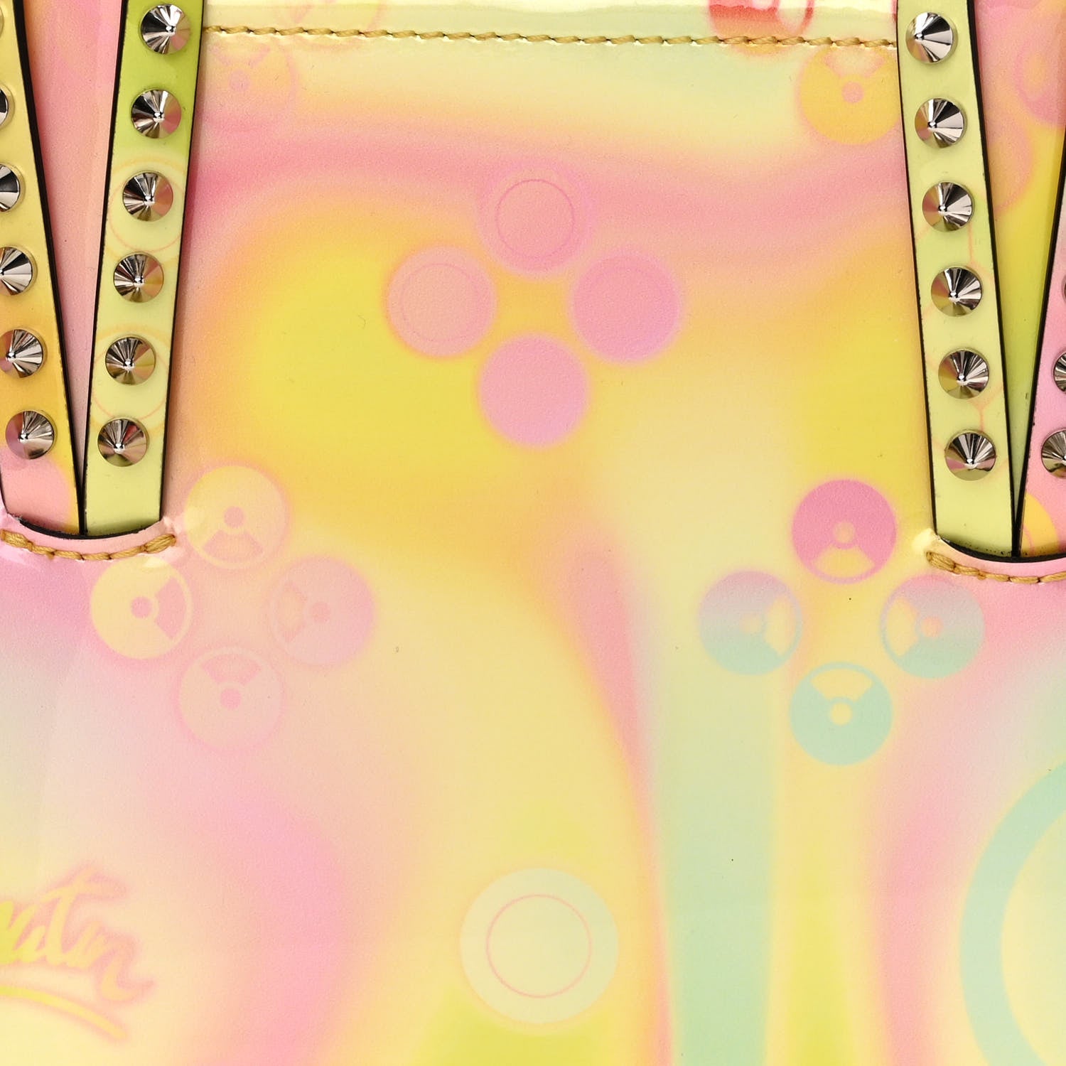 Christian Louboutin Patent Calfskin Loubinthesky Small Cabata Tote Multicolor 8 of 10