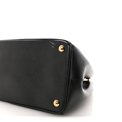 Prada Saffiano Lux Medium Galleria Double Zip Tote Black 8 of 8