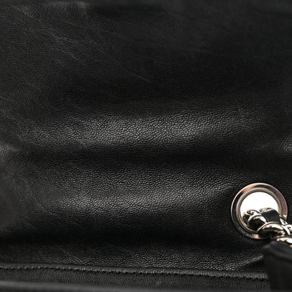 Chanel Washed Lambskin Quilted Mini Chain Around Flap Black 14 of 19