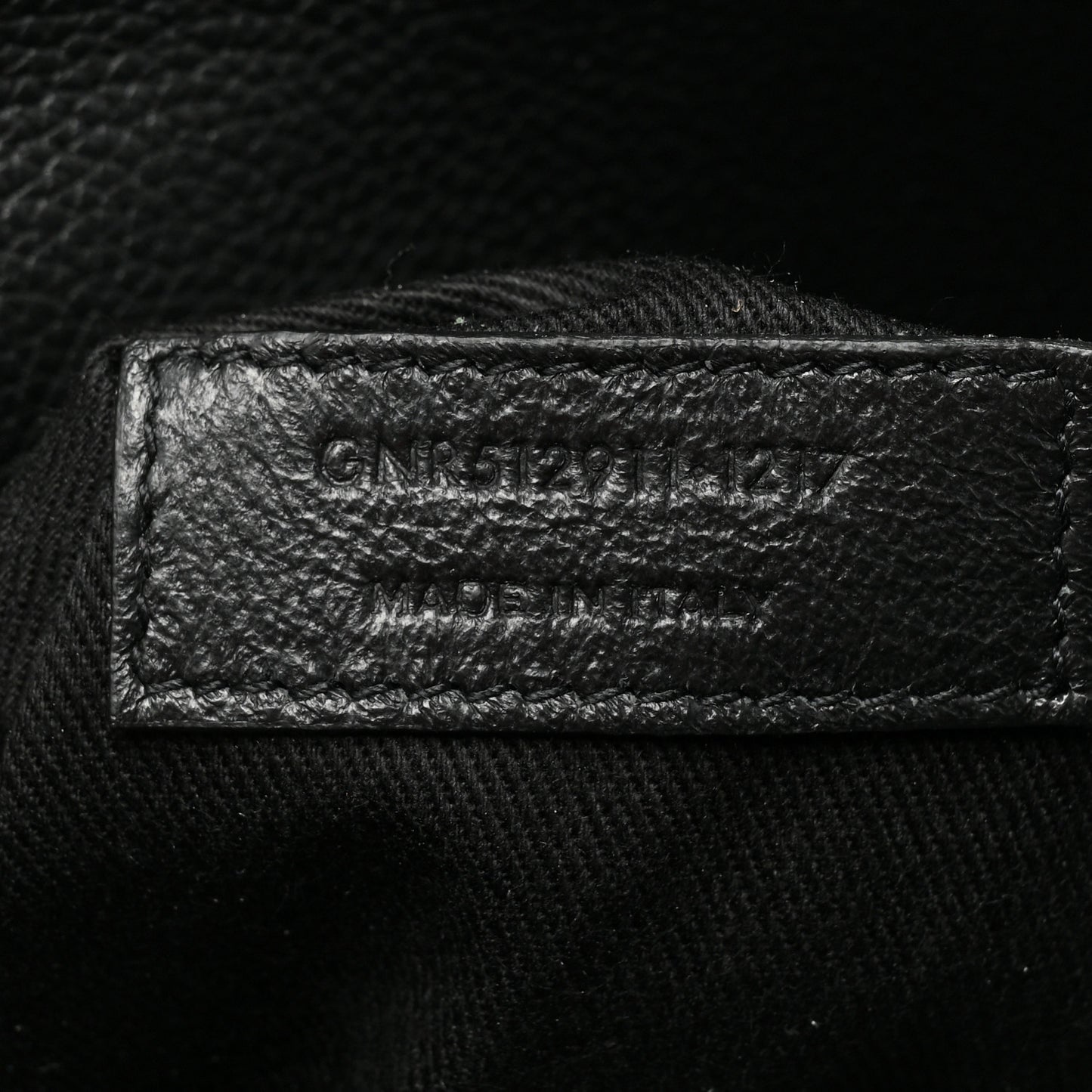 Grained Calfskin Small Supple Sac De Jour Duffle Black