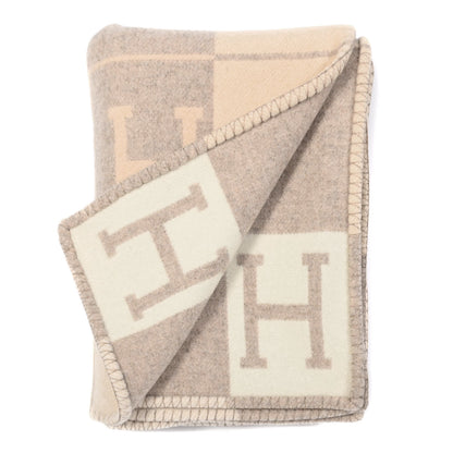 Hermes Wool Cashmere Avalon III Blanket Coco Camomille 2 of 3
