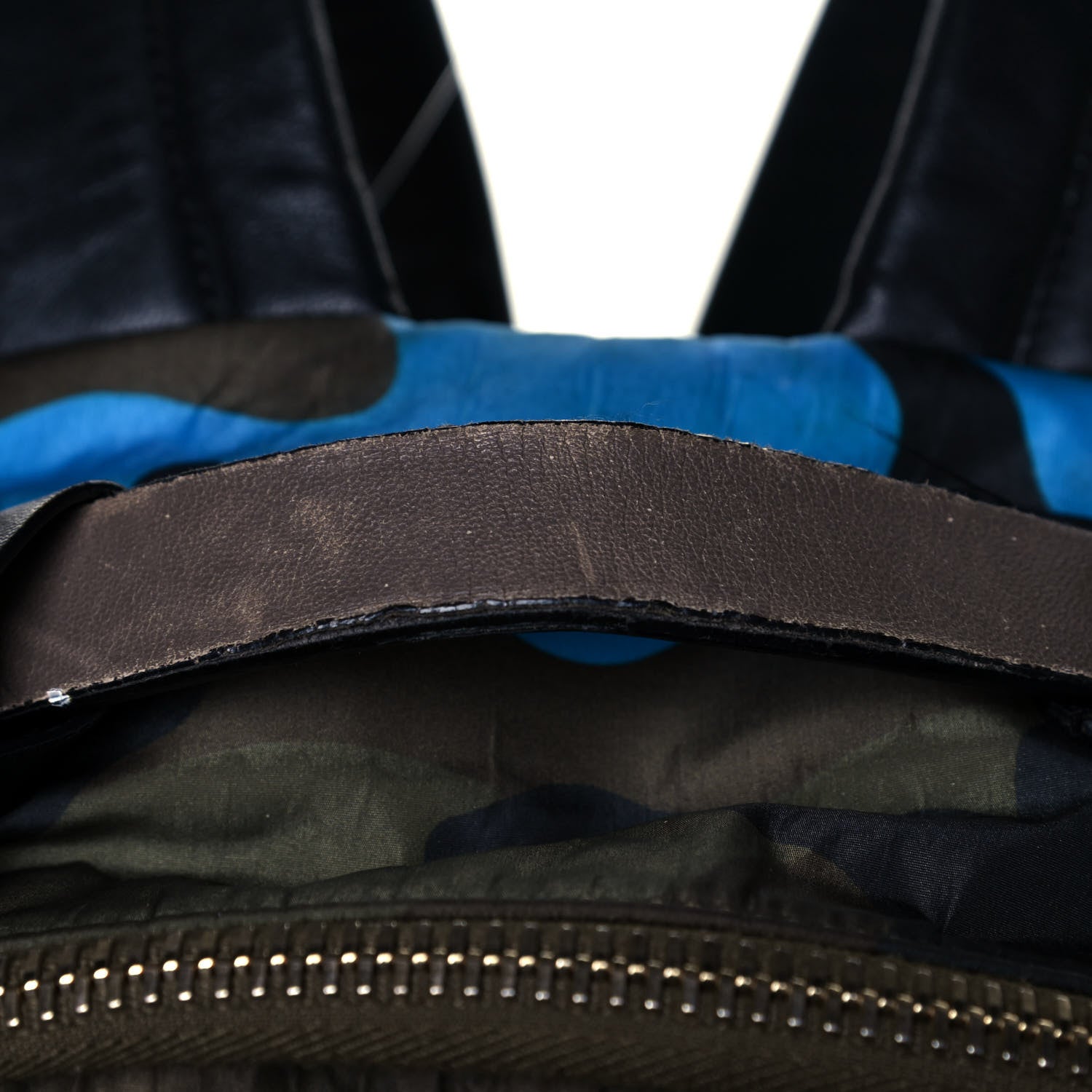 Valentino Garavani Nylon Camouflage Backpack Green Blue Fluo 19 of 21