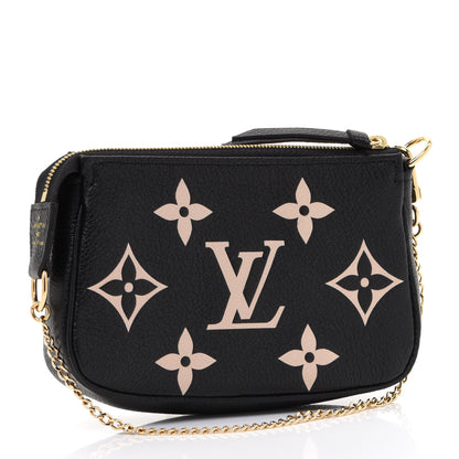 Louis Vuitton Empreinte Monogram Giant Mini Pochette Accessories Black 3 of 7