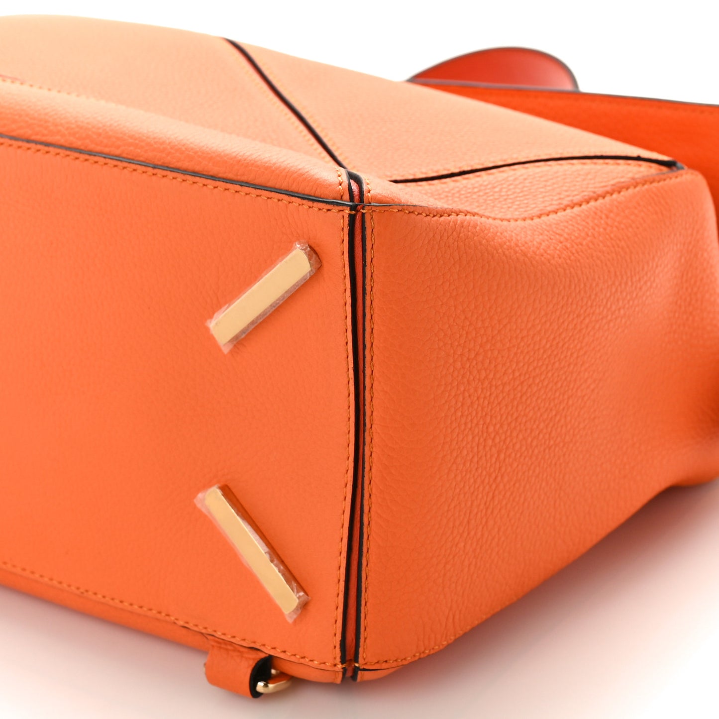 Calfskin Medium Puzzle Bag Apricot