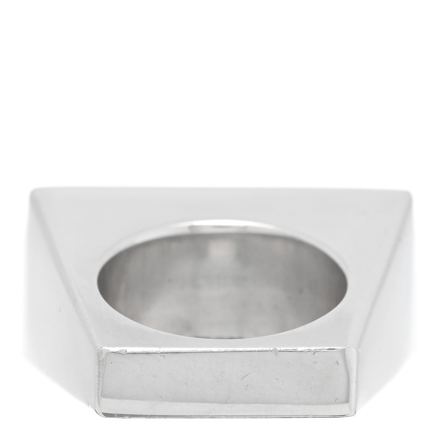 Tiffany Sterling Silver Out of Retirement Rectangle Ring 54 7 4 of 6
