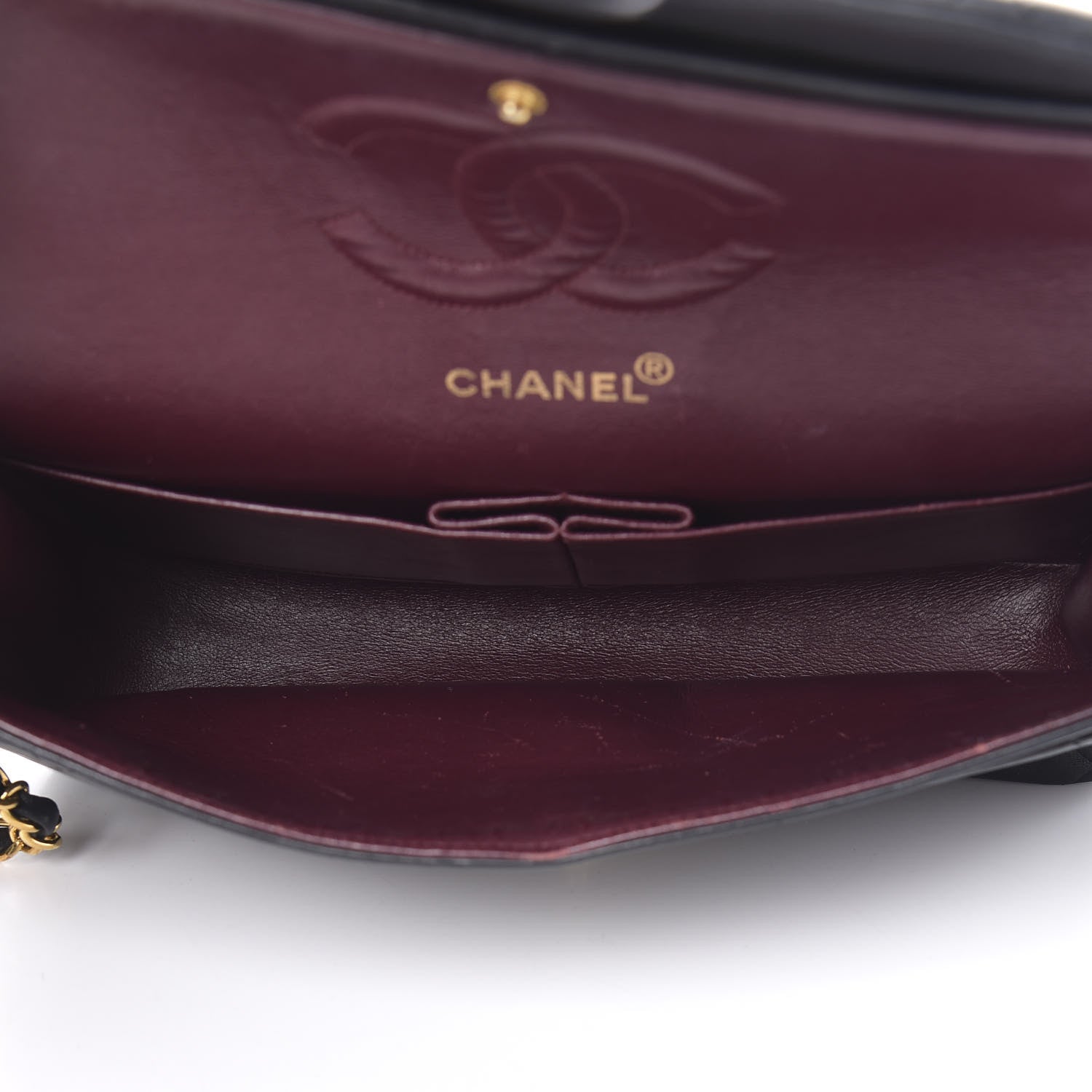 Chanel Lambskin Quilted Medium Double Flap Navy 5 of 19
