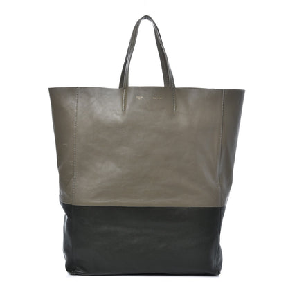 Burberry Grainy Calfskin House Check Medium Banner Tote Black 1 of 22