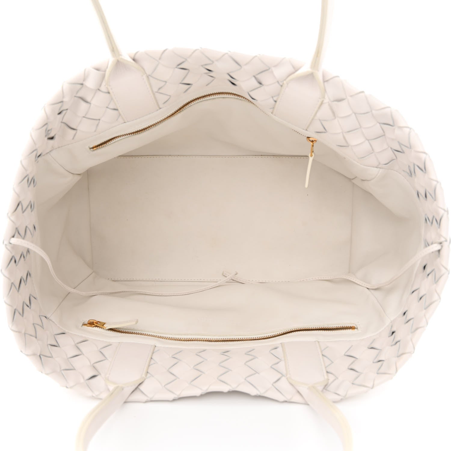 Bottega Veneta Nappa Intrecciato Tote Bag White 5 of 13