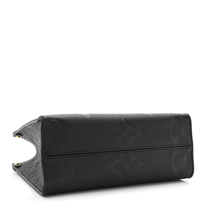 Louis Vuitton Empreinte Monogram Giant Onthego PM Black 4 of 9
