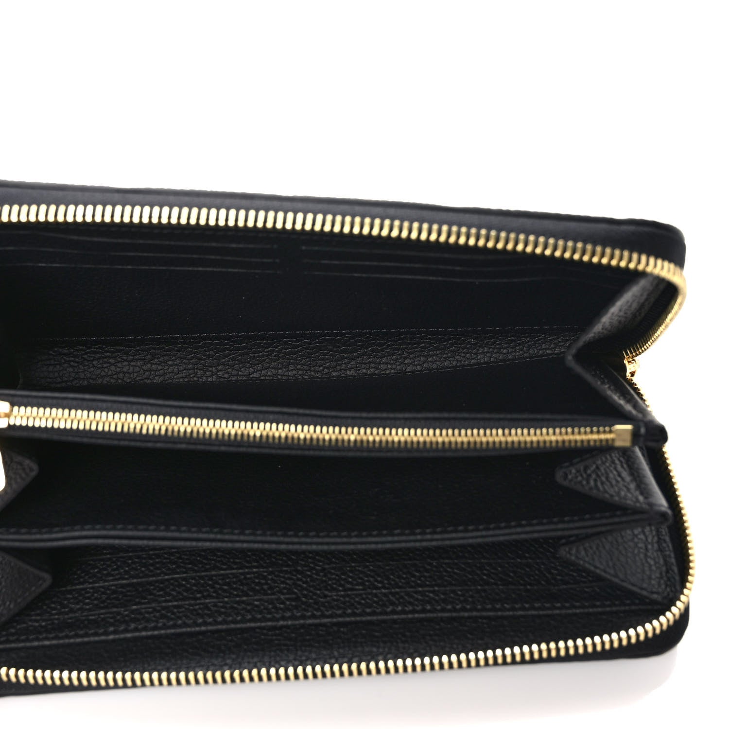 Louis Vuitton Empreinte Zippy Wallet Black 5 of 6