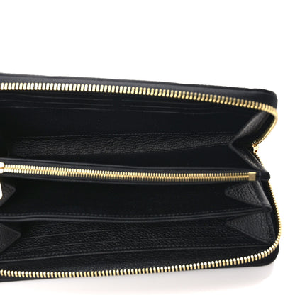 Louis Vuitton Empreinte Zippy Wallet Black 5 of 6