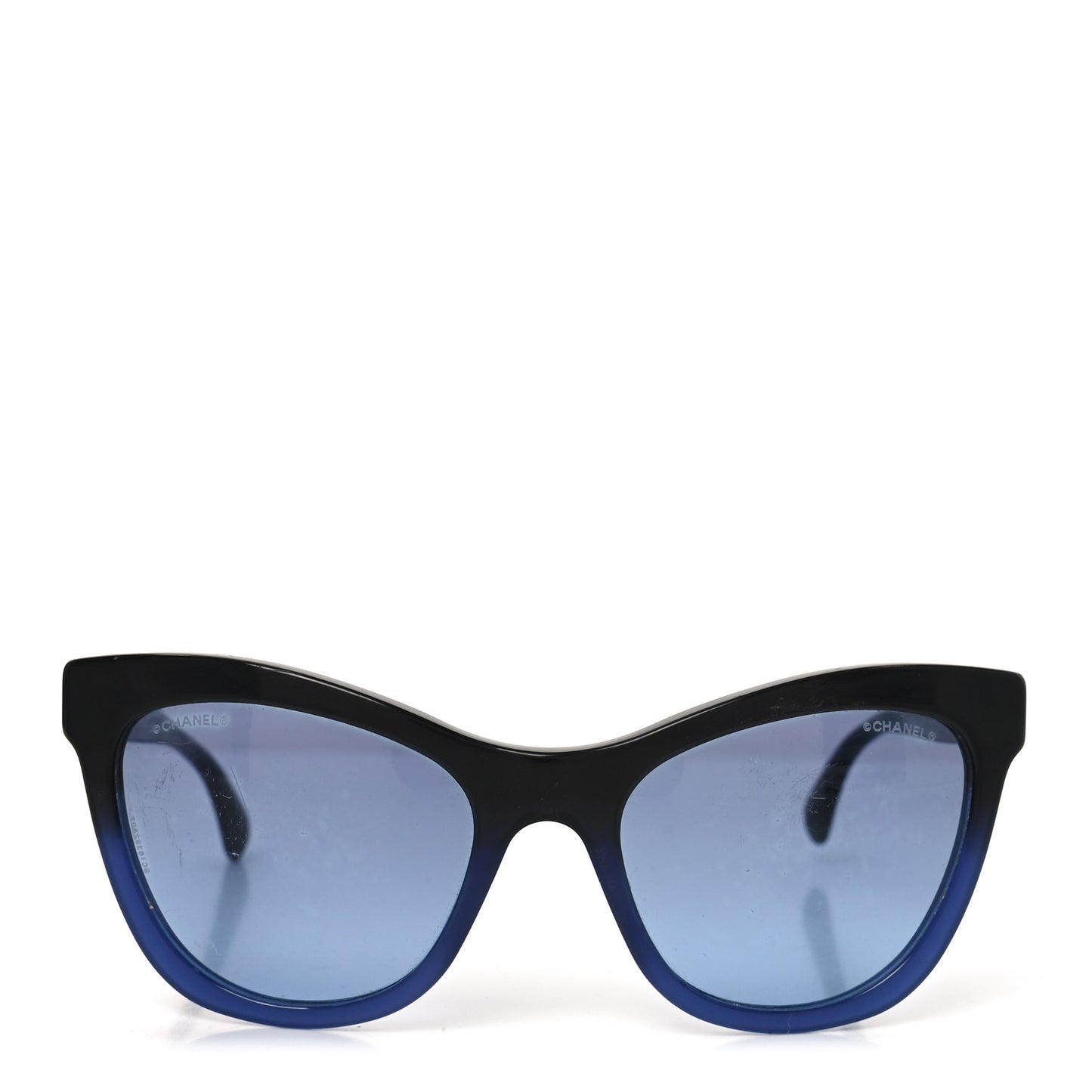 Acetate CC Cat Eye Summer Sunglasses 5350 Black Blue