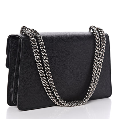 Gucci Pebbled Calfskin Small Dionysus Shoulder Bag Black 3 of 10