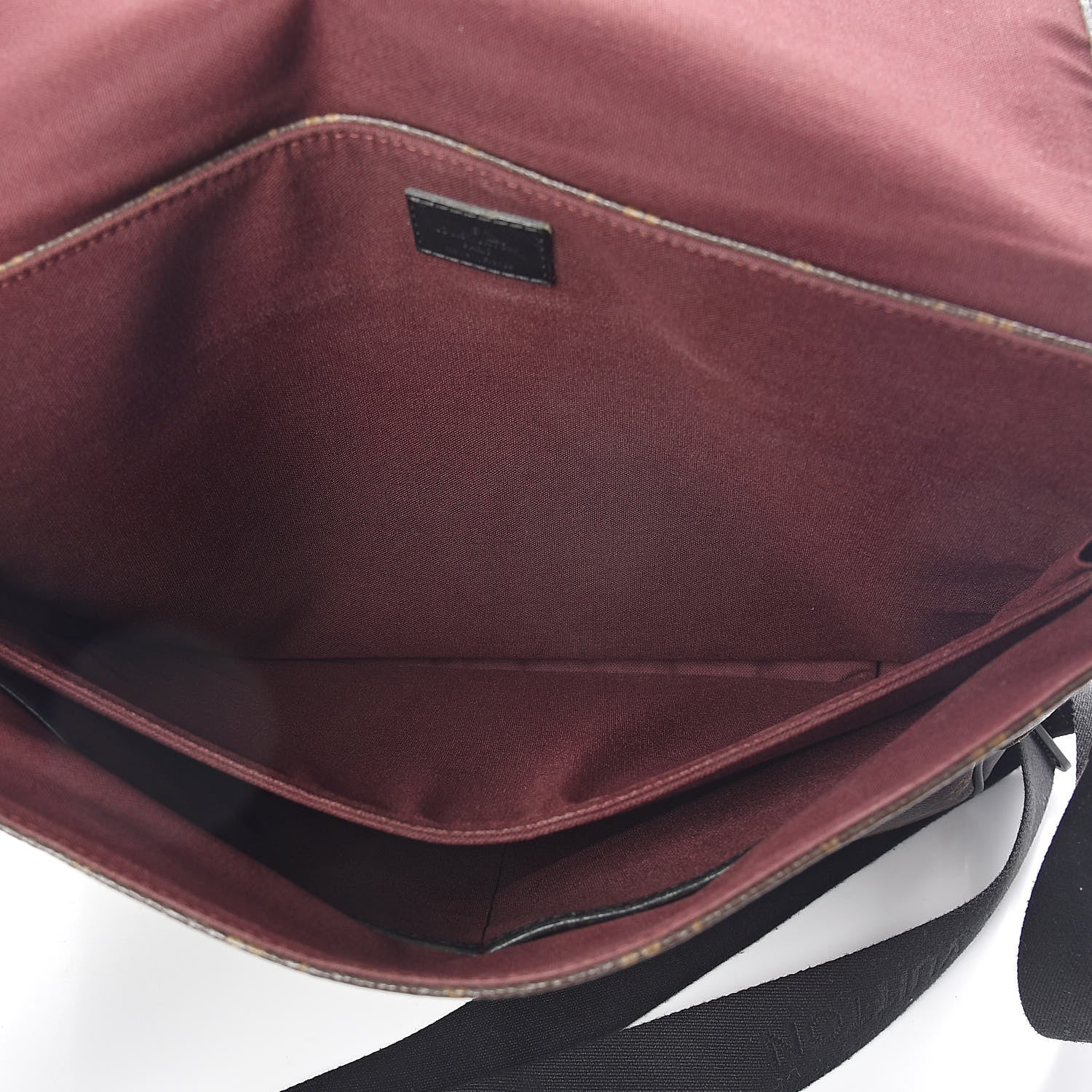 Louis Vuitton Monogram Macassar Bass GM 5 of 9